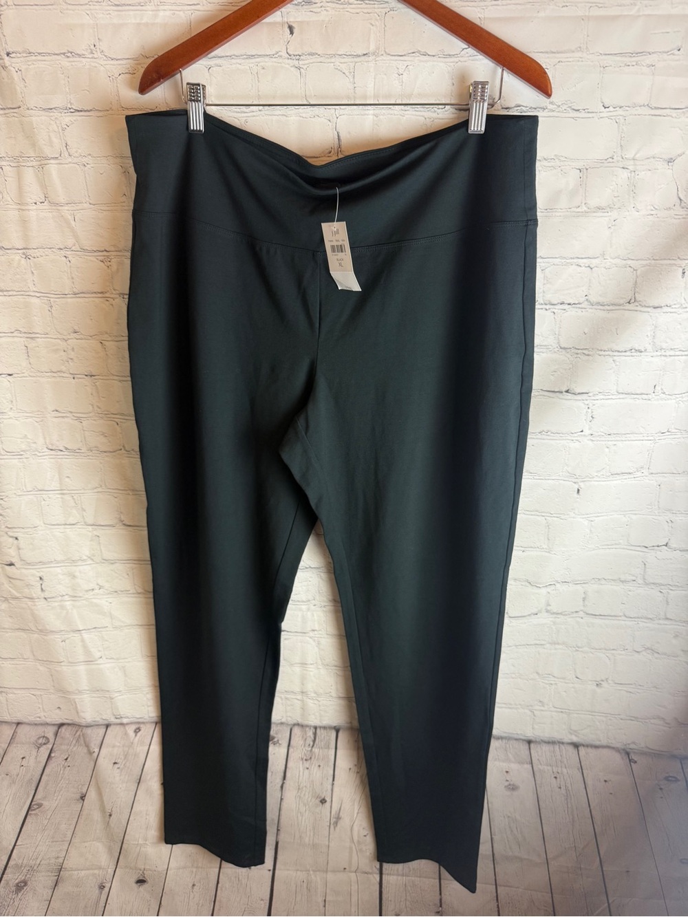 J. Jill Black Stretch High-Waist Leggings NWT